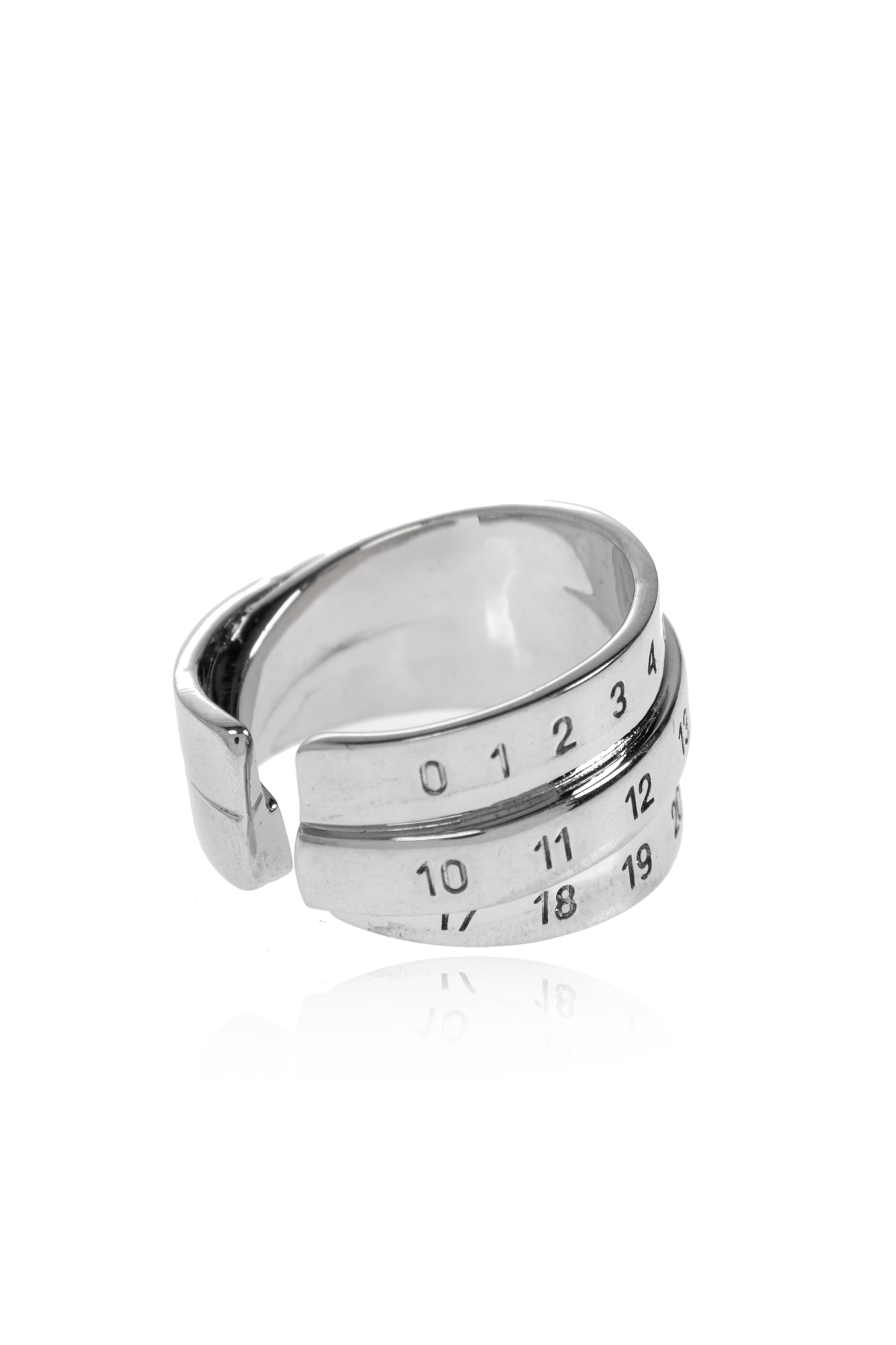 Silver Brass ring MM6 Maison Margiela - Vitkac AS